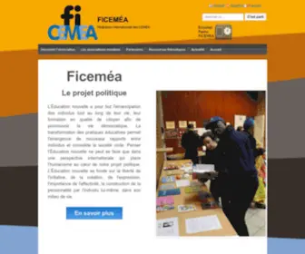 Ficemea.org(Fédération internationale des Ceméa) Screenshot