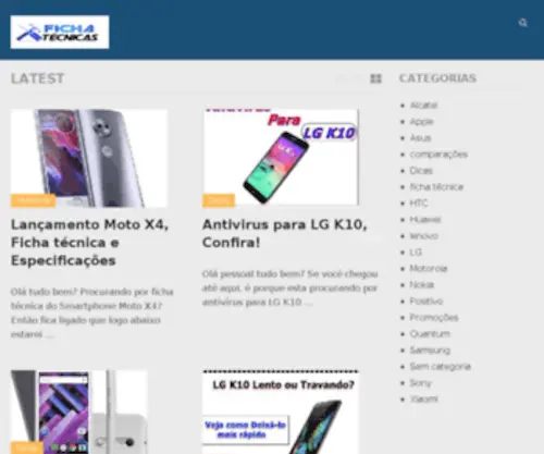 Fichatecnicas.com(Ficha tecnica) Screenshot