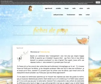 Fichesdeprep.fr(Fiches et jeux à imprimer pour l'école) Screenshot