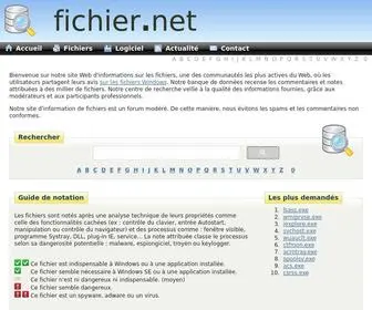 Fichier.net(Forum d'information sur les fichiers Windows) Screenshot