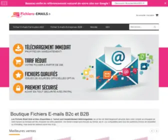 Fichiers-Emails.fr(Achat) Screenshot