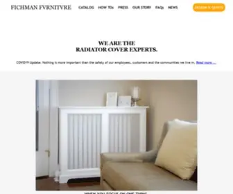 Fichman.com(Fichman Furniture and Radiator Covers) Screenshot