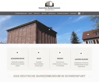 Fichtelundsachsbunker.de(Das Deutsche Bunkermuseum in Schweinfurt) Screenshot