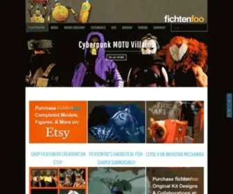 Fichtenfoo.net(FichtenFoo Scale Modeling and Visual Design Website) Screenshot