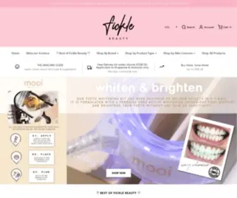 Ficklebeauty.com(Fickle Beauty) Screenshot