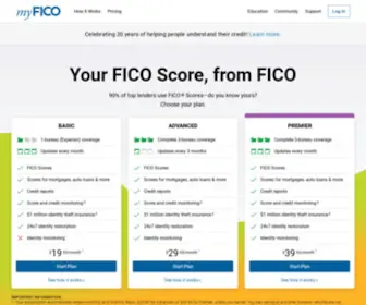 Fico8.info(Your FICO Score) Screenshot