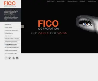 Ficocorporation.com(Fico group of companies) Screenshot