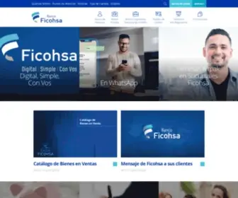 Ficohsa.com.ni(Nicaragua) Screenshot