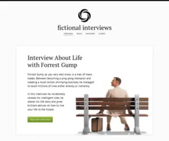 Fictionalinterviews.com(Fictional Interviews) Screenshot
