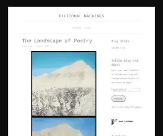 Fictionalmachines.com(FICTIONAL MACHINES) Screenshot