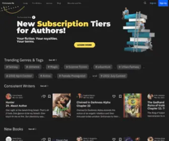 Fictionate.me(Open platform for readers and writers) Screenshot