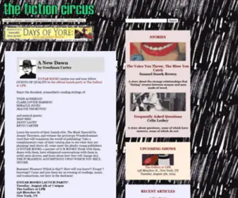 Fictioncircus.com(The fiction circus) Screenshot