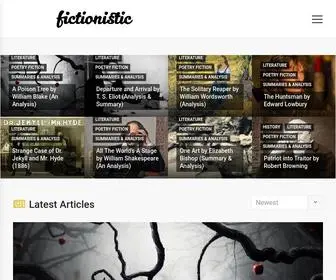 Fictionistic.com(Fiction articles) Screenshot