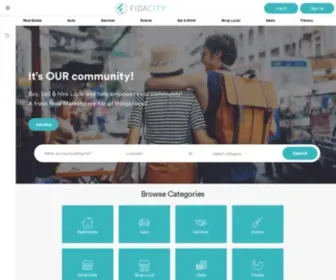 Fidacity.com(Buy, Sell and Shop Local) Screenshot