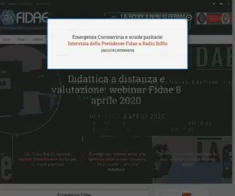 Fidae.it(Ll portale della scuola paritaria italiana) Screenshot