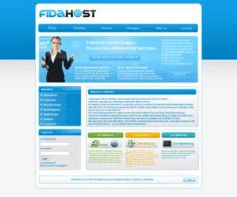 Fidahost.com(Professional Onshore and Offshore hosting) Screenshot