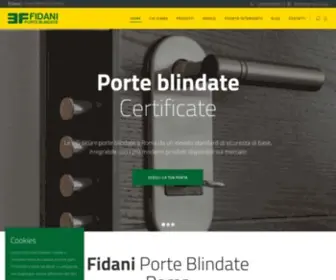 Fidani.it(Porte Blindate Roma Fidani) Screenshot