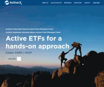 Fidanteactivex.com.au(A Fidante Partners Active ETF Series) Screenshot