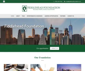 Fiddleheadfoundation.net(Fiddlehead Foundation) Screenshot