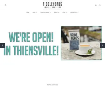 Fiddleheadscoffee.com(Fiddleheads Coffee Roasters) Screenshot