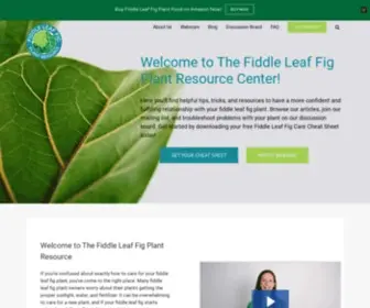 Fiddleleaffigplant.com(Fiddle Leaf Fig) Screenshot
