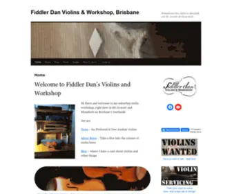 Fiddlerdan.com(Fiddler Dan Violins & Workshop) Screenshot