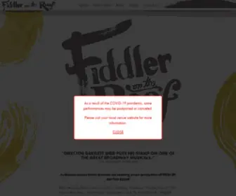 Fiddlermusical.com(Fiddler on The Roof) Screenshot