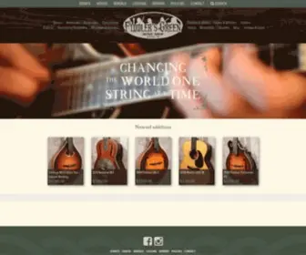 Fiddlersgreenmusicshop.com(Fiddler's Green Music Shop) Screenshot