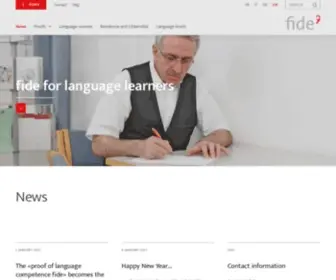 Fide-Service.ch(Fide für Sprachlernende) Screenshot