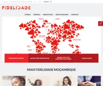 Fidelidade.co.mz(Moçambique) Screenshot