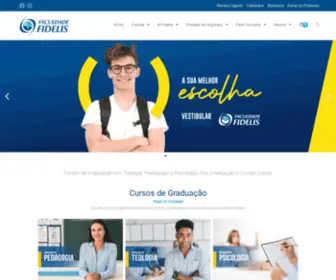 Fidelis.edu.br(Faculdade Fidelis) Screenshot