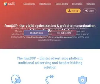 Fidelity-Media.com(Website Monetization & Digital Advertising Platform) Screenshot