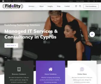 Fidelity.com.cy(Fidelity Technology Solutions) Screenshot