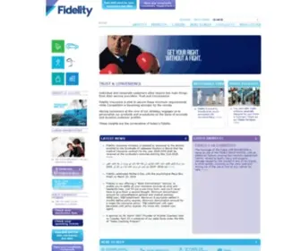 Fidelity.com.lb(Fidelity Assurance & Reinsurance Co) Screenshot