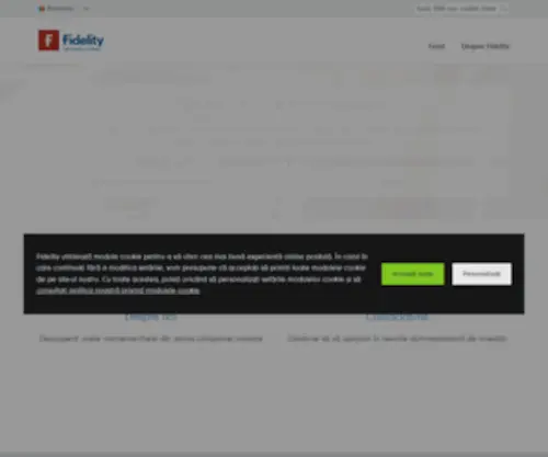 Fidelity.ro(Fidelity International) Screenshot