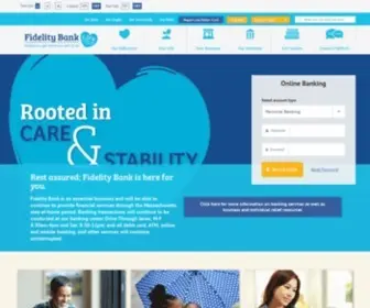 Fidelitybankonline.com(Fidelity Bank) Screenshot