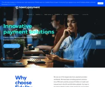 Fidelitypayment.co.uk(Payment Processing Solutions) Screenshot