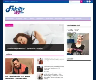Fidelitypr.com(Fidelity 95.7FM) Screenshot