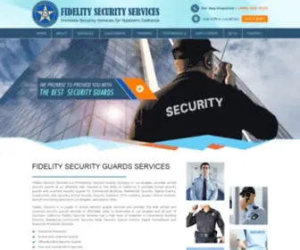 Fidelitysecurityservices.com(Fidelity Security) Screenshot