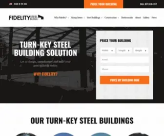 Fidelitysteel.com(Fidelity Steel) Screenshot