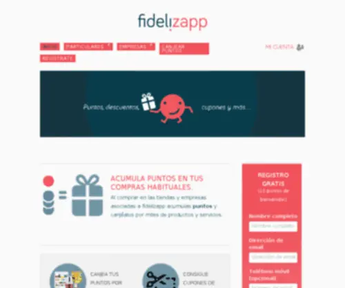 Fidelizapp.com(Fidelización de clientes y sistema de puntos) Screenshot