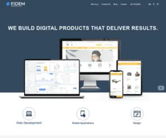 Fidem.am(Armenian Web Development Company) Screenshot