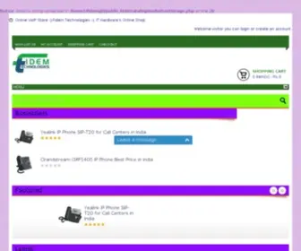Fidemonline.com(Online VoIP Store) Screenshot