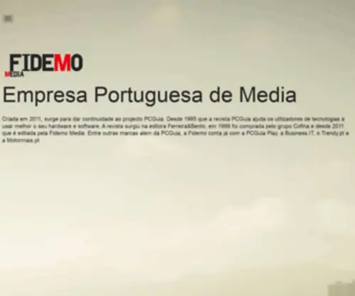 Fidemo.pt(Sociedade de Media) Screenshot