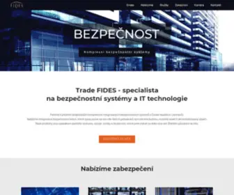Fides.cz(Bezpečnostní systémy a IT technologie) Screenshot