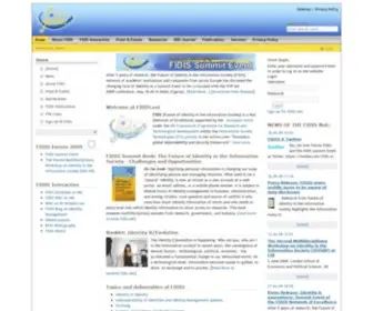 Fidis.net(Homepage of the FIDIS NoE FP6 project. FIDIS) Screenshot