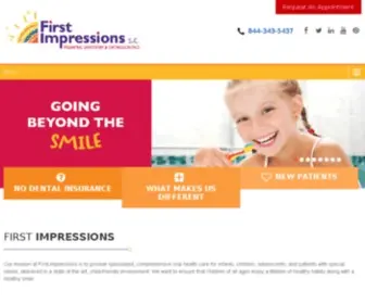 Fidkids.com(First Impressions Pediatric Dentistry & Orthodontics) Screenshot