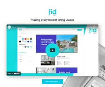 Fidlist.com(Making every market listing unique) Screenshot