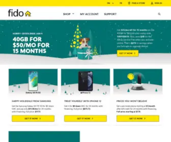 Fido.ca(Phones, Plans and More) Screenshot
