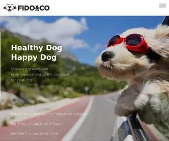 Fidoandco.com(Healthy Dog) Screenshot